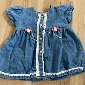 Vintage denim dress